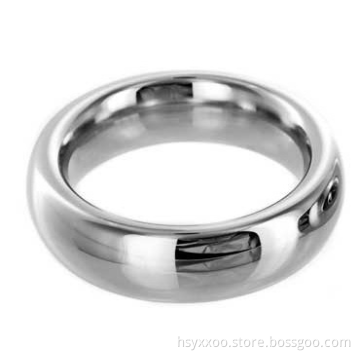 BDSM sex Toy Machine stainless steel Cock Ring for gay men ring For Male Penis
